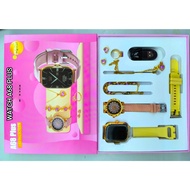 ⌚A68 plus Smart watch suit 8in1 set for women Fitness Tracker ladies Christmas/Birthday gift box ⌚