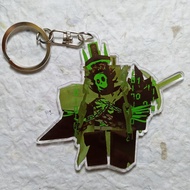 GANTUNGAN HACKLORD Shedletsky 1x1x1 Skin keychain Forsaken keychain