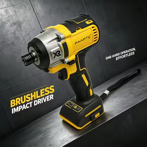 FAAOTU 887 Heavy-Duty Impact Driver, Versatile for DIY &Construction,Same Dependability as DW Suitab