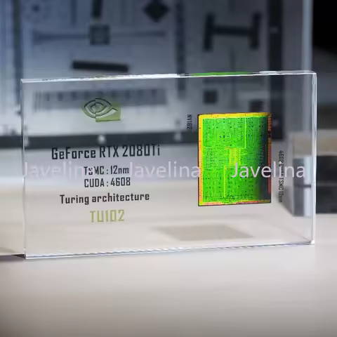 RTX2080Ti Graphics Card Wafer Collectibles TU102 Real Chip Disassembly GPU Craft Gifts