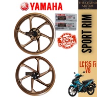 LC135 V8 Fi LCV8 LC135Fi LC 135 SPORT RIM CAST WHEEL SPORTRIM SPOT RIM RODA TAYAR BDK-F5338-00 YAMAH