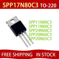 5PCS SPP17N80C3 20N60C3 24N60C3 11N60C3 20N65C3 11N80C3 TO-220 Field Effect Transistor