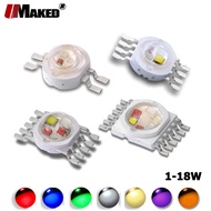 20pcs High Power LED Chip 18W 12W 9W 4Pin 6Pin 8Pin 10Pin 12Pin COB SMD Stage Light Doide RGB RGBW R