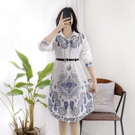 Kemeja Tunik Wanita Woolpeach Import