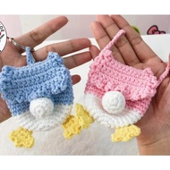 Propeller backpack keychain/airpods headphone bag accessories/baby garlic bag/handmade wool key bag