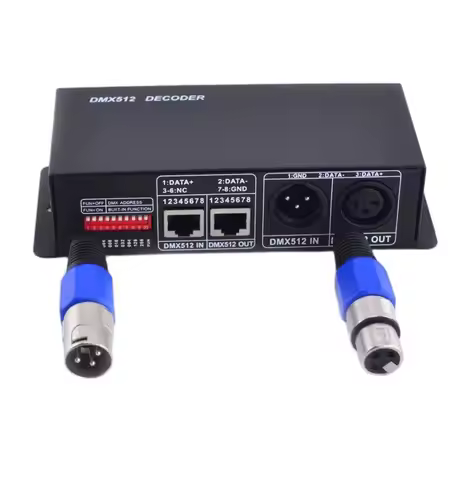 DMX Decoder RGB RGBW LED 3 / 4 channels 8A/CH led DMX512 Decoder for RGB,led dmx decoder dmx512 cont