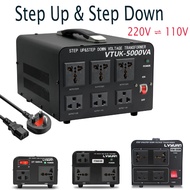 LVYUAN 5000W Power Transformer 220V/110V Output Simultaneously Step-up & step down transformer UK Pl