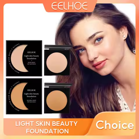 EELHOE Foundation Makeup Cream Matte Oil Control Sweatproof Nourish Face Concealer High Coverage Mak