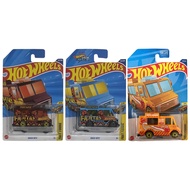 MATTEL Hotwheels Regular Quick Bite Van Fuego Fajitas Red Blue SNI MattelOriginal
