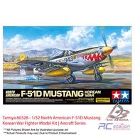 Tamiya #60328 - 1/32 North American F-51D Mustang Korean War Fighter Model Kit | Aircraft Series