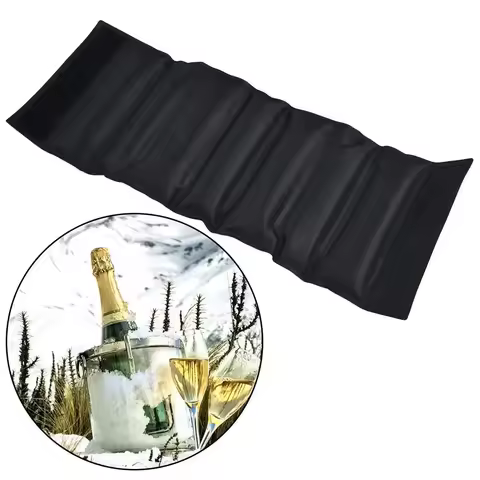 Wine Cooler Sleeve Wine Bottle Chiller Ice Pack Adjustable Bottle Wrap Keep Cool Refreshing for Red 