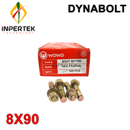 Dynabolt 8 X 90 WOWO Dyna Bolt Baut Beton Dinabol M8X90