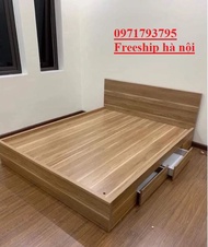Giường ngủ gỗ công nghiệp MDF Có Ngăn Kéo 1m8x2m