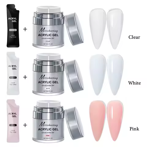 1/2pcsNail Art Extension Gel Pink Gel Jelly Nail Extension Gel Nail Polish Clear Acrylic Nail Polish