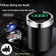 Gạt Tàn Xe Màu Xám Khói Có Đèn Ngủ Bên Trong Cho Xe Odyssey A4LA6LA3A5A7A8LQ2LQ3Q5LQ7 Gạt Tàn Xe