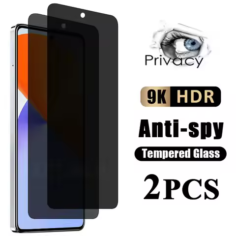 2Pcs Anti-Spy Tempered Glass For Infinix Note 30 VIP Hot 40 40i 30 30i 20i GT 10 Pro Smart 8 7 6 HD 