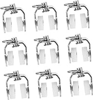 PRETYZOOM 20pcs Curtain Pulley Hanging Wheel Straight Curved Curtain Track Curtain Mute Pulley Curtain Rail Curtain Sliding Wheel Shower Curtain Track Wall-mounted Plastic Cut off