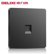 Delixi Type 86 Network Cable Box Net Plug Computer Socket Computer Socket Network Port Information N