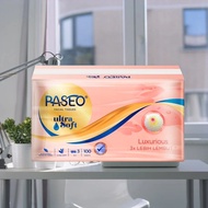 Facial Tissue PASEO Ultra Soft 3ply 3 ply 100 sheets Luxurious 3x softer Sustainably Sour Fibers Der