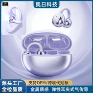 < > Smart Real-Time AI Translation Headset M91 Ear Clip-On OWS In-Ear Open Headset/22