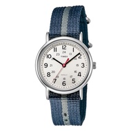 Timex Weekender T2N654 watch, brass, mineral glass, nylon, cream.