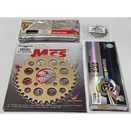 415-122L CREVON CHAIN, KRISS 415 SPROCKET (CHAIN+SPROCKET) SPROCKET SET