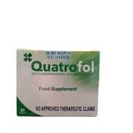 Quatrofol (6S) 5-Methyltetrahydrofolic Acid, Glucosamine Salt Food Supplement 60 Capsules