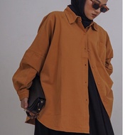 Myrubylicious DAGESTAN COLOR OVERSIZED DENIM SHIRT