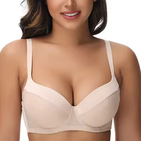 Plus Size Women's Push Up T-shirt Bra Underwire Female Lightly Padded Supportive Lingerie 75 80 85 9
