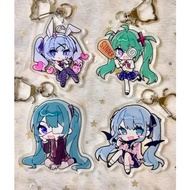 Porte-clés Miku Vocaloid Vol.2 Miku vampire Miku fille pourrie Miku trou de lapin Miku surveillant