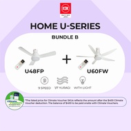 [NEA Climate Voucher $400] KDK Home U-series Bundle B (U60FW + U48FP) Promotion