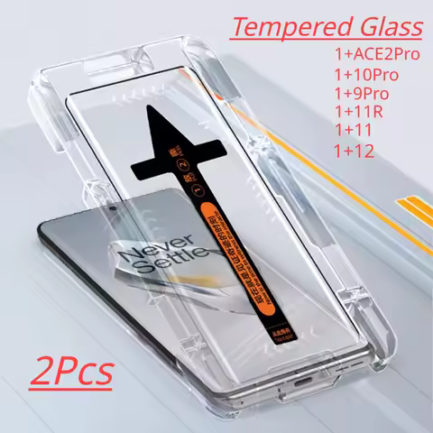 2Pcs For Oneplus 12 9 10 11 Pro Screen Protector Oneplus 12 11 ACE2 9 10 Pro Tempered Glass With uto