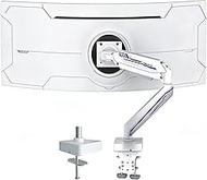 Heavy Duty Monitor Arm for Ultrawide Screen up to 49 inches,44 lbs,Gas Spring Desk Mount Stand, Prem