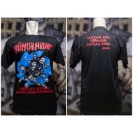 KAOS PUNKKAOS BAND PUNK BUNGA HITAMKAOS BUNGA HITAM