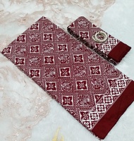 KAIN BATIK - KAIN BATIK CAP GARUTAN - Kain BATIK WARNA MERAH MAROON - KAIN BATIK KATUN HALUS - KAIN 