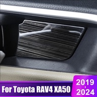 【Must-Have Accessories】 For Toyota Rav4 Xa50 2019 2020 2021 2022 2023 2024 Rav 4 Hybrid Car Inner Door Bowl Handle Frame Trim Cover Accessories