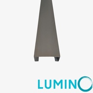 NS Aluminium Profile Open Back Polos Kusen 3 inch Lumino