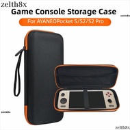 ZELTH Handheld Game Console Pouch, Anti-Scratch Mesh Pocket Carrying Storage Bag, with Lanyard Splas