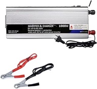 Inverter 12v Hybrid Solar Power Inverter Charger Voltage Transformer USB 500W 1000W 2000W Converter Adapter Home (Color : 12V 1000W)
