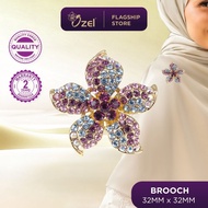 OZEL Flower Brooch B278 Kerongsang Bunga & Pin Tudung, Hijab, Baju Kurung, Kebaya untuk Majlis Forma