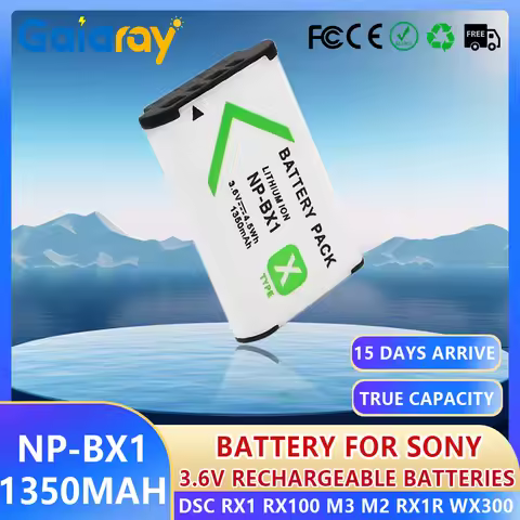 1-3Pc 1350mAh 3.6V NP-BX1 npbx1 Battery For Sony FDR-X3000R RX100 AS100V AS300 HX400 HX60 AS50 WX350