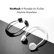 NaMask Portable Air Purifier With Anti-Bacterial Material Gsol &amp; H13 Hepa Filter, Made In Korea (Black / White)