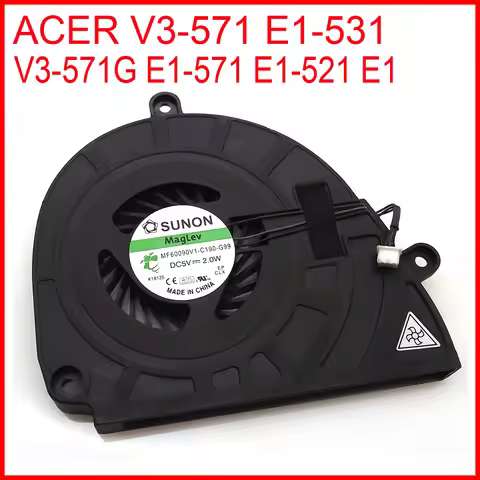 New DC280009KS0 MF60090V1-C190-G99 For ACER V3-571G V3-571 E1-531 E1-571 E1-521 E1-571G 5750G CPU Co