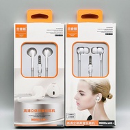 In-Ear 3.5mm Subwoofer Android Smart Earbuds Suitable for iPhone Mobile Phone Wire-Controlled Call w