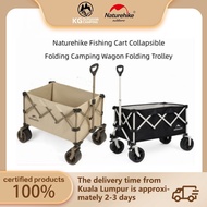 Naturehike black Fishing Cart Collapsible Folding Camping Wagon Folding Trolley