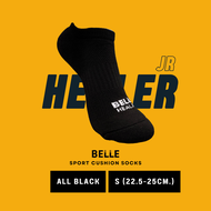 (แพ็ค 4 คู่สุดคุ้ม) BELLE HEALER JR ถุงเท้าพื้นขนหนู 100%เต็มฝ่าเท้า หนานุ่ม ข้อตาตุ่ม Ankle Socks
