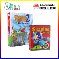 (SG Stock) Sleeping Queens & Sleeping Queens 2 - Magical Family Card Game Adventure Age 8+ Players 2