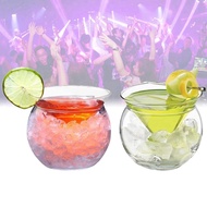 Sessile Glass Molecular Cocktail Glass Triangle Base Iced Cocktail Glass Ball Cocktail Glass