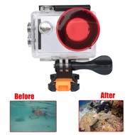 EKEN H9 H9R Red Diving Filter Camera Waterproof Case Red Filter Lens Cap For EKEN camera Accessories