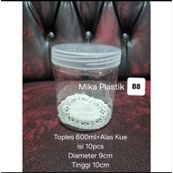 600ml Jar + Cake Base, 10 pcs